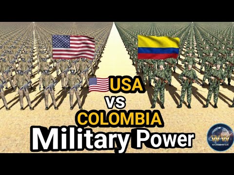 🇺🇸USA vs Colombia Military Weapon Power Comparison.