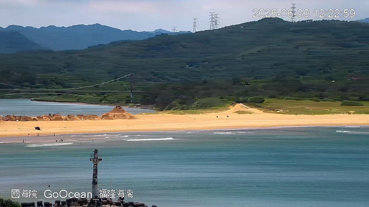 Live webcam view of Bahía de la Playa de Fulong