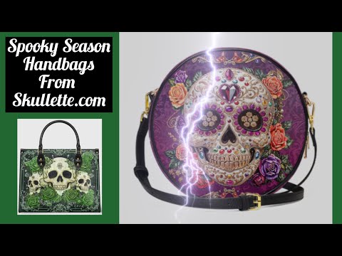Spooky Season Handbags from Skullette.com