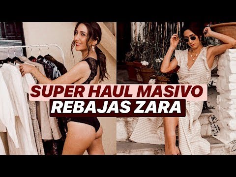Super haul de rebajas ZARA – Ropa barata de verano a la MODA !