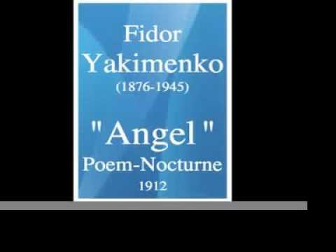 Fidor Yakimenko (1876-1945) : "Angel, Poem-Nocturne" (1912)