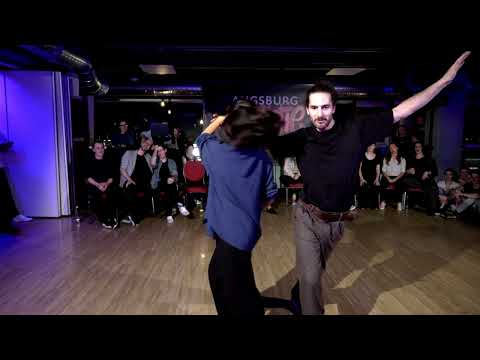 West Coast Swing Allstar Finals 2nd Place with Florian Hamm & Jasmin Klee at AWS 2024