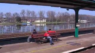 preview picture of video 'Roudnice nad Labem - průjezd hlavním nádražím'