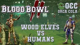 Blood Bowl 2 - Wood Elves (the Sage) vs Humans (Rautanaama) - OCC G1