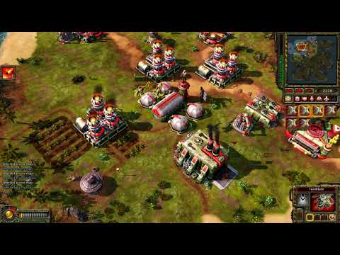 Red Alert 3 - Soviets vs 5 brutal AI - FFA