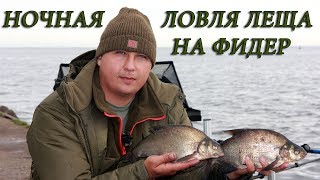Ночная ловля леща осенью на фидер