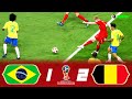 Brazil 1-2 Belgium - De Bruyne's Fantastic Goal - World Cup 2018 - Extended Highlights - Full HD