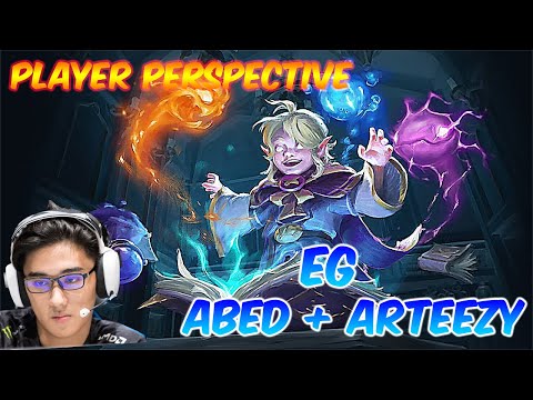 EG ABED INVOKER WITH ARTEEZY!!! - Abed's Player Perspective ft Arteezy Dota 2