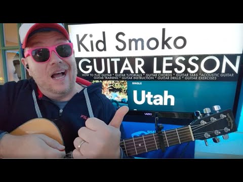 How To Play Utah - Kid Smoko Guitar Tutorial (Beginner Lesson!)