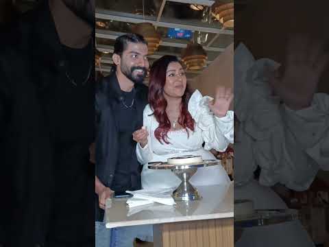 Debina Bonnerjee Her Birthday Cake Cuts With Her Husband Gurmeet Choudhary In Front Of Media