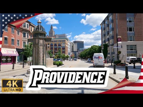 DRIVING in PROVIDENCE, Providence County, Rhode Island, UNITED STATES I 4K 60fps
