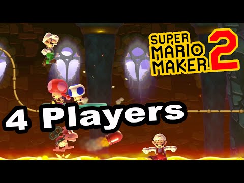 Super Mario Maker 2 – Course World | 4 Player (Local Multiplayer) #15