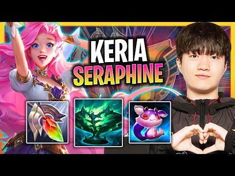 KERIA IS A GOD WITH SERAPHINE! | T1 Keria Plays Seraphine ADC vs Karma! | Season 2024