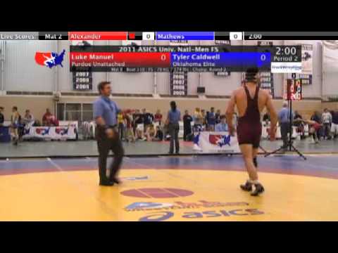 University Freestyle 79kg - Tyler Caldwell vs. Luke Manuel