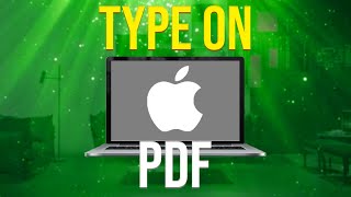 How To Type On A PDF Document On Mac (EASY!)