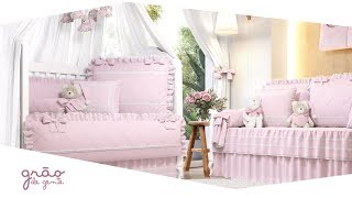 Quarto de Bebê Rosa Clássico - Grão de Gente
