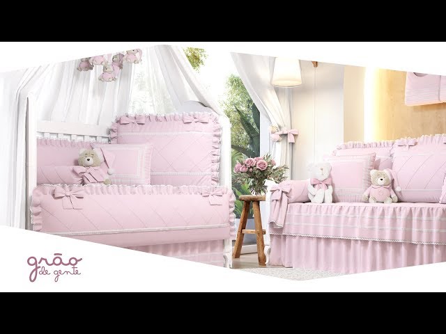 Quarto de Bebê Rosa Clássico - Grão de Gente