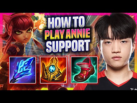 LEARN HOW TO PLAY ANNIE SUPPORT LIKE A PRO! - T1 Keria Plays Annie Support vs Ashe! | Season 2023
