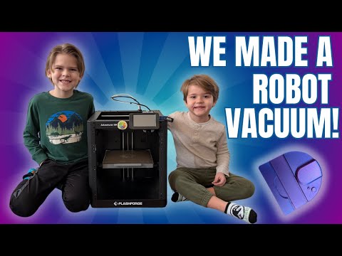 How to Make A Toy Robot Vacuum with a 3D Printer!