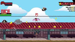 Me playing Newgrounds' Rushdown Rivals (not sponsored)