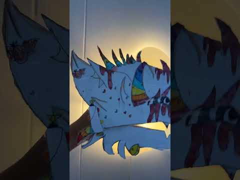 New dragon! Name ideas? #dragonpuppet #dragon #furry #antizoo