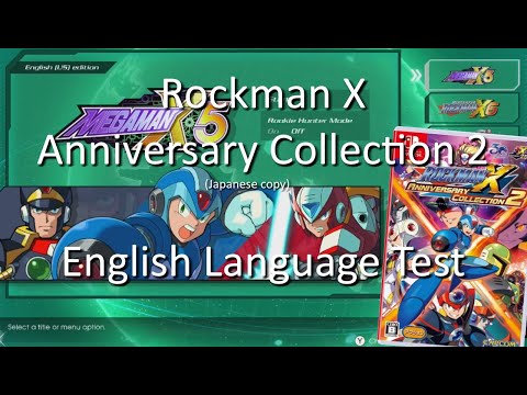 Rockman X Anniversary Collection 2 for Switch - Plays Mega Man X in English with Japanese Cartridge