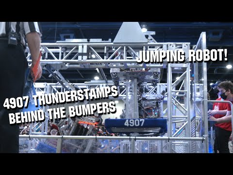 Behind the Bumpers 4907 Thunderstamps Jumping Rapid React Robot