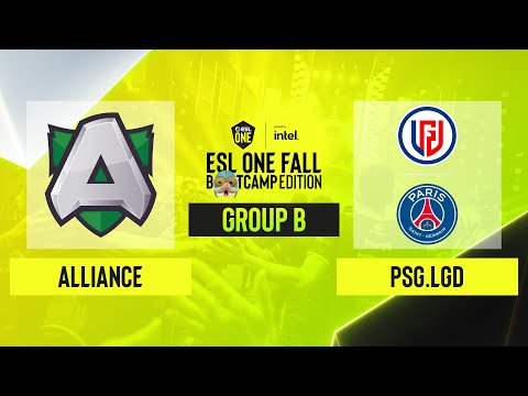 Dota2 - Alliance vs. PSG.LGD - Game 1 - ESL One Fall 2021 - Group B