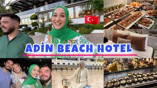 Tatilimiz başlasın😍🇹🇷Adin Beach Hotel | Otel oda turu | ilk gün🇹🇷