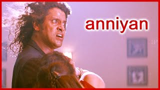 Anniyan Tamil Movie  Anniyan fights with Martial A