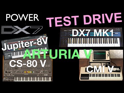 Arturia V Collection 6 - Yamaha DX7 Shootout Yamaha CS-80 V, Roland Jupiter-8 V, Fairlight CMI V