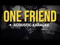 One Friend - Dan Seals (Acoustic Karaoke)