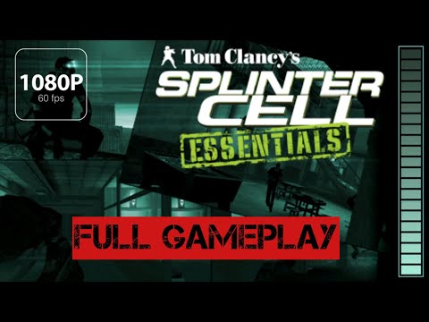 Tom Clancy's Splinter Cell: Essentials [PSP] - Full Gameplay | (1080p 60fps) + 3 Bonus Missions