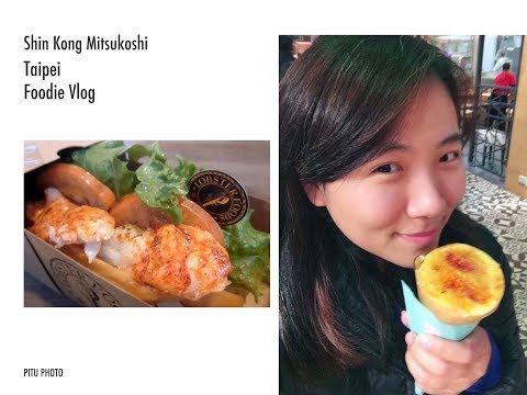 Vlog gastronômico do Shin Kong Mitsukoshi Mall Travel em Taipei