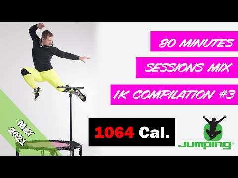 1064 KCAL 80 minutes Jumping® Fitness Compilation! #3  [VOICE CUEING]