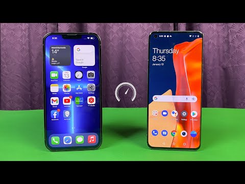 iPhone 13 Pro Max vs Oneplus 9 Pro - Speed Test & Comparison! (A15 vs SD 888)!