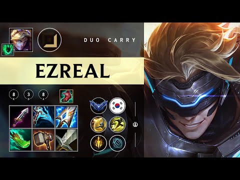 Ezreal ADC vs Caitlyn - KR Diamond Patch 26.02