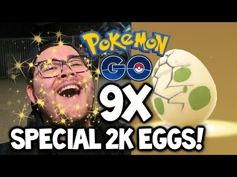 HATCHING 9X "SPECIAL EVENT" EGGS #1 - Pokémon GO EGG HATCHING SPREE! (Pokémon GO Eggstravaganza!) Video