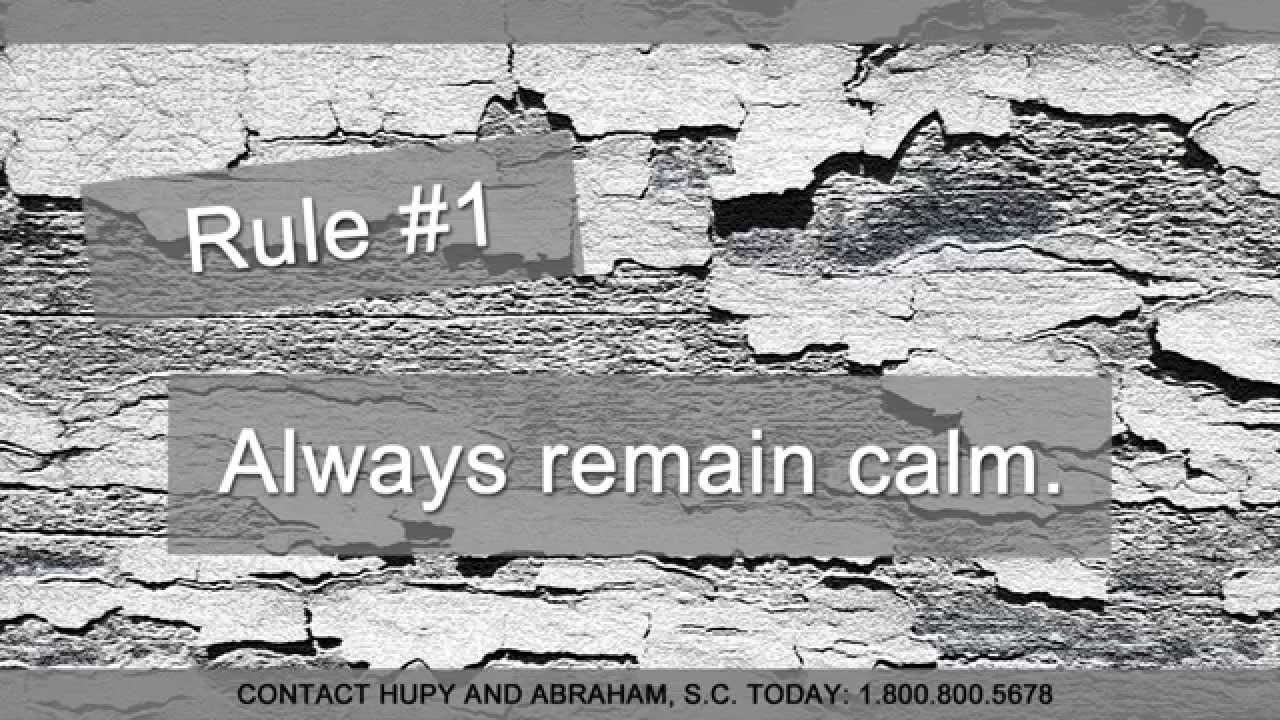 Rules for Dealing With Police