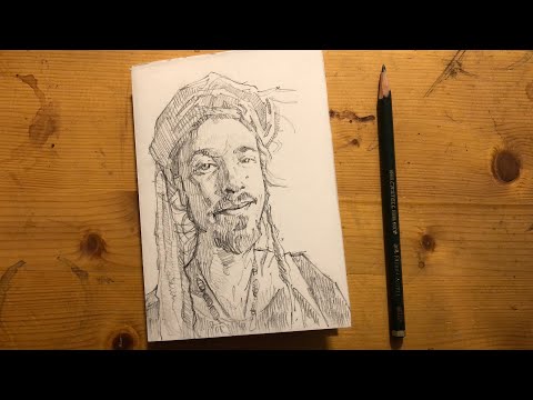 Drawing and listening to Maki Roots