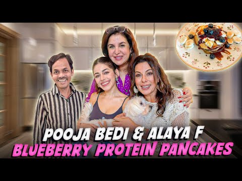 Pooja Bedi & Alaya F Ka Home Tour, Gupshup Aur Blueberry Protein Pancakes! @FarahKhanK