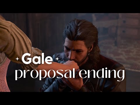 NEW Patch 6 Gale Romance Proposal Ending 🥰❤️ | Baldur's Gate 3 | 4K