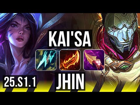 KAI'SA & Shaco vs JHIN & Poppy (ADC) | KR Diamond | 25.S1.1