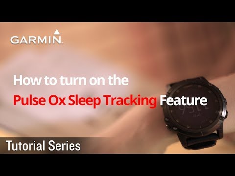 Tutorial – How to turn on the Pulse Ox Sleep Tracking Feature