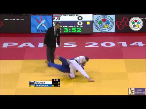 Judo 2014 Grand Slam Paris: Pulyaev (RUS) - Zantaraia (UKR) [-66kg] final