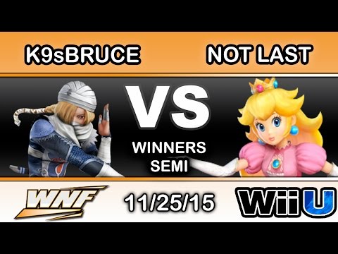 WNF S4E6 – DP | K9sBruce (Sheik) Vs. A2 | Not Last (Peach) Winners Semi - Smash Wii U
