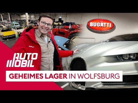 Alex in the secret VW depot 🤫 Bugatti engines and prototypes! | auto mobil
