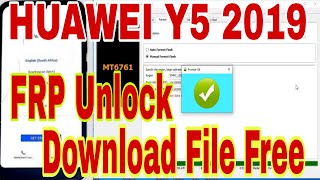 HUAWEI Y5 2019 FRP Unlock SP FLASH Tool
