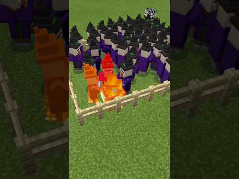 The Minecraft Maniacs - Nuclear TNT ''vs'' WITCH #shorts #minecraft #tnt #minecraftshorts #witch #witchcraft