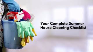 You Need To Consider This Summer House Cleaning Checklist